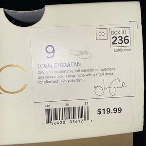 Never worn Lauren Conrad beige sandal